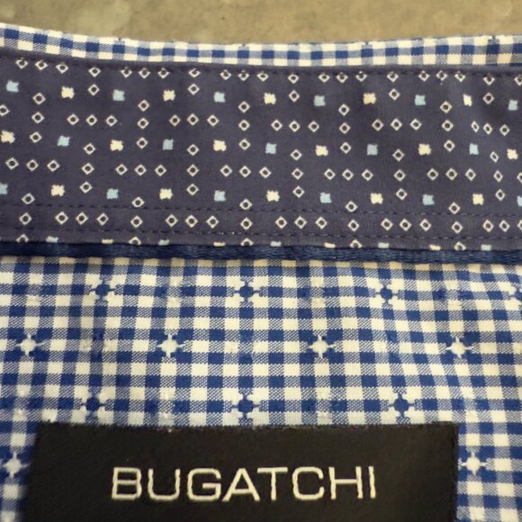 Bugatchi Shapped Fit Mens Shirt - Picture 4 of 10